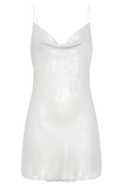 rhea mini-jurk met kap Meshki parel N4JN591 kleding