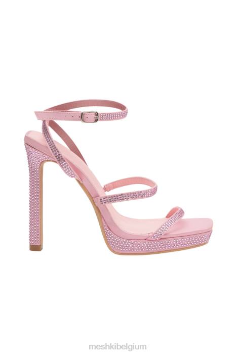 holland diamanten hakken Meshki roze blos N4JN1684 schoenen
