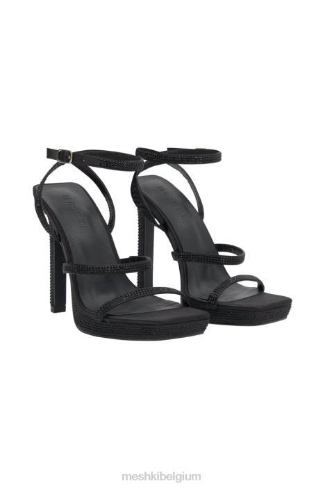 holland diamanten hakken Meshki zwart N4JN1692 schoenen