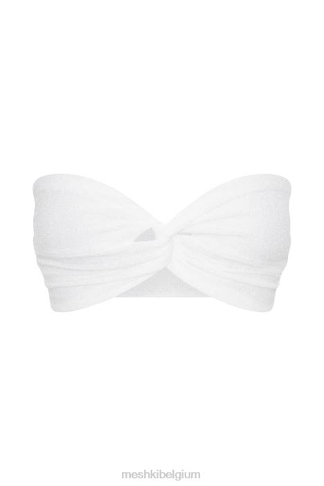 Estere badstof bandeau Meshki wit N4JN1165 kleding