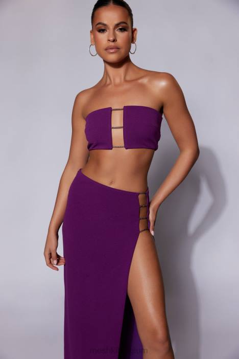 anastasia diamante touwbandeau Meshki druif N4JN1077 kleding