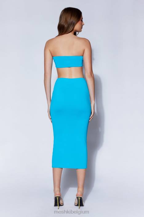 mackenzie bandeau Meshki cyaan blauw N4JN1168 kleding