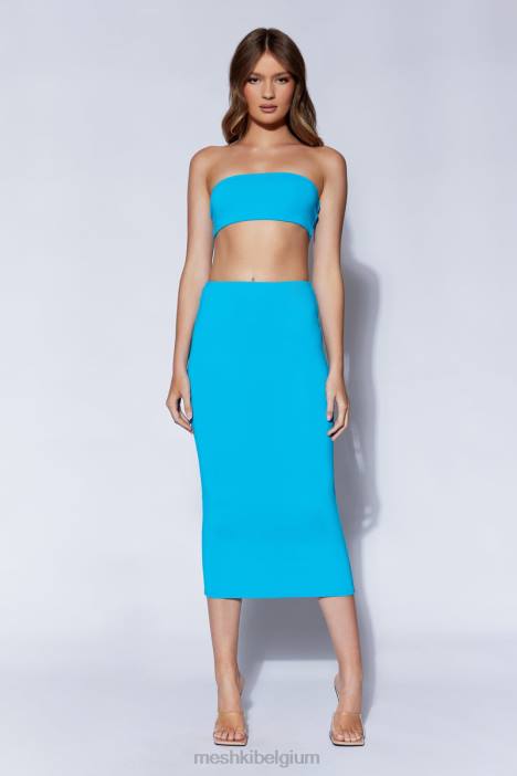 mackenzie bandeau Meshki cyaan blauw N4JN1168 kleding