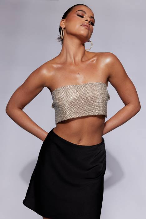 valerie diamanten bandeau Meshki goud N4JN943 kleding