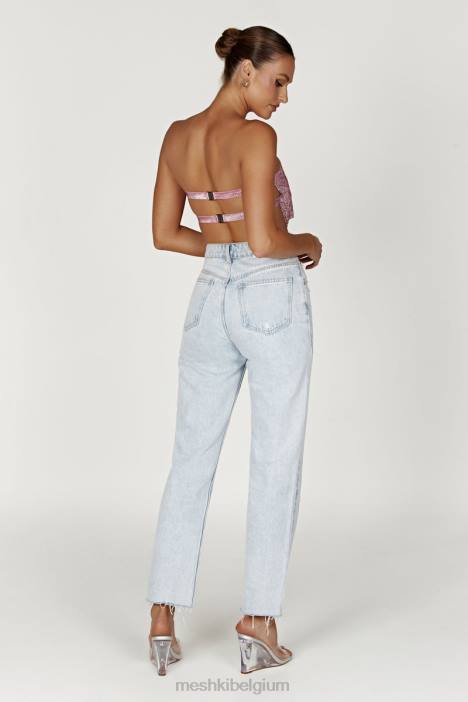 valerie diamanten bandeau Meshki roze blos N4JN994 kleding