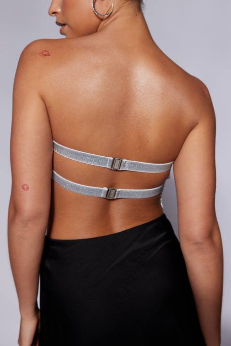 valerie diamanten bandeau Meshki zilver N4JN920 kleding