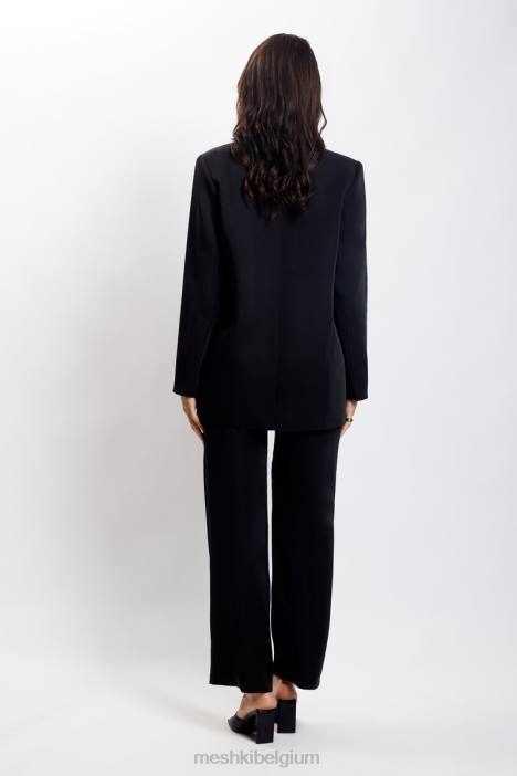 Madison oversized blazer Meshki zwart N4JN1645 kleding