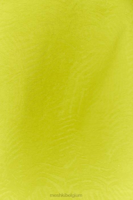 Annalise wikkeltop Meshki chartreuse N4JN1047 kleding