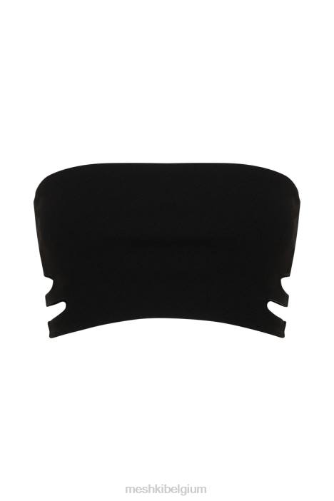 Audrina uitgesneden bandeautop Meshki zwart N4JN1182 kleding