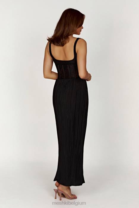 Elsie kanten bustiertopje Meshki zwart N4JN851 kleding