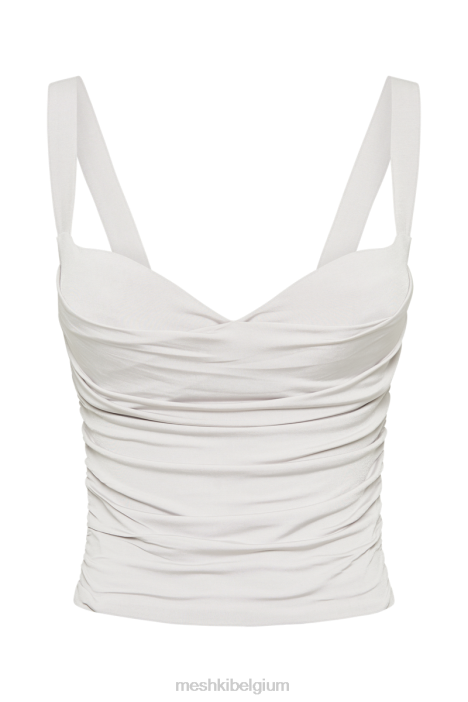 Hailey soepele lange lijn lieverdtop Meshki ijsgrijs N4JN763 kleding