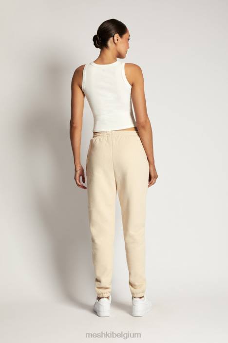 Zanna geribbelde tanktop Meshki wit N4JN863 kleding