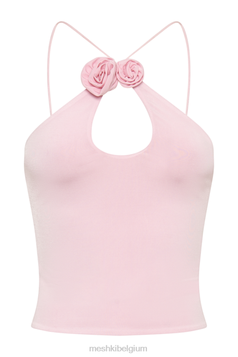 adeline rose haltertopje Meshki baby roze N4JN784 kleding