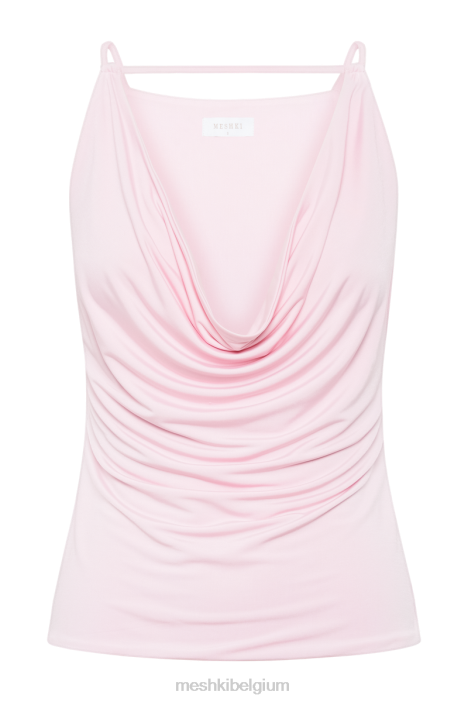 deanna slinky lange top Meshki snoep roze N4JN1215 kleding