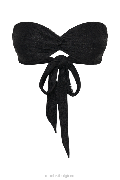 mia strapless draaitopje Meshki zwart N4JN839 kleding