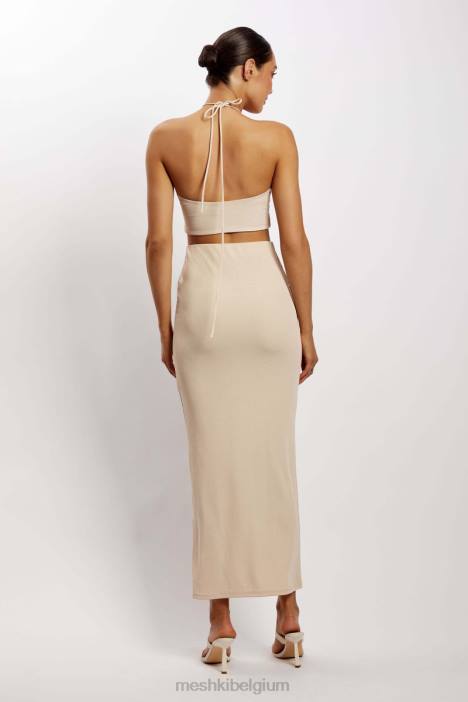 renee overslagtop met ruches Meshki steen N4JN1152 kleding