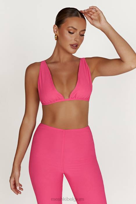top van madeliefjeschiffon Meshki snoep roze N4JN1213 kleding