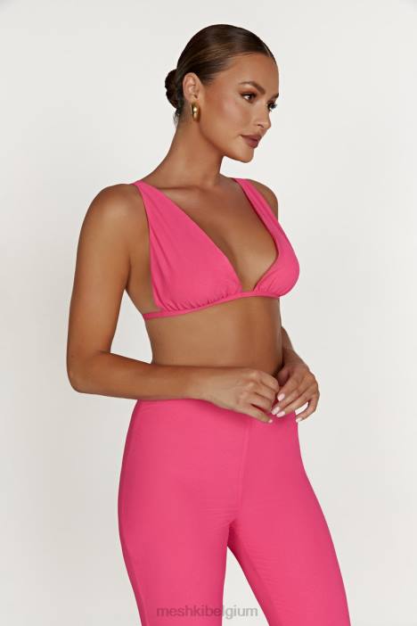 top van madeliefjeschiffon Meshki snoep roze N4JN1213 kleding