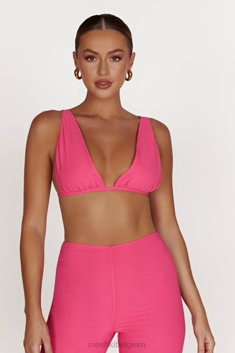 top van madeliefjeschiffon Meshki snoep roze N4JN1213 kleding