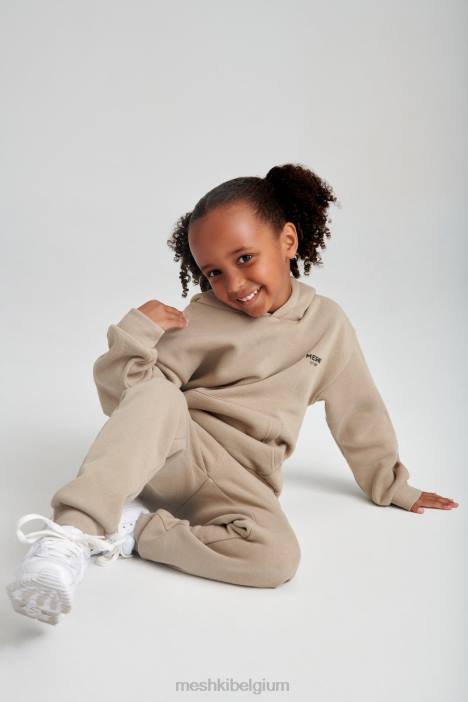 Bernie Ku hoodie Meshki cement N4JN1500 kleding