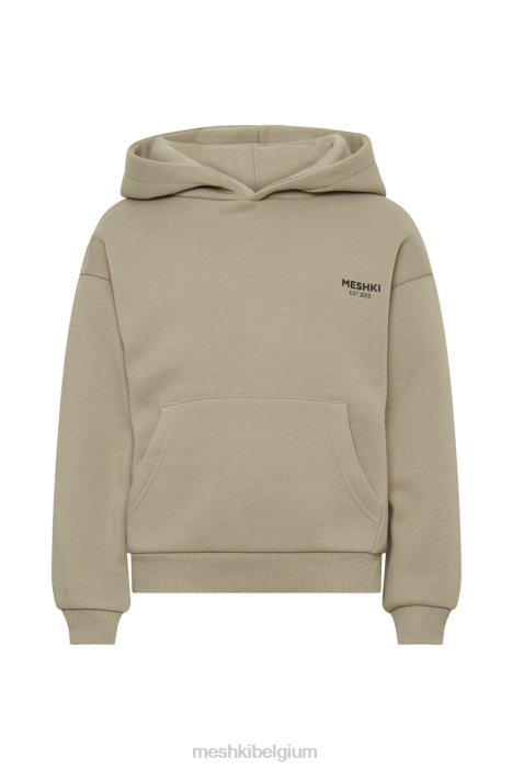 Bernie oversized hoodie Meshki cement N4JN912 kleding