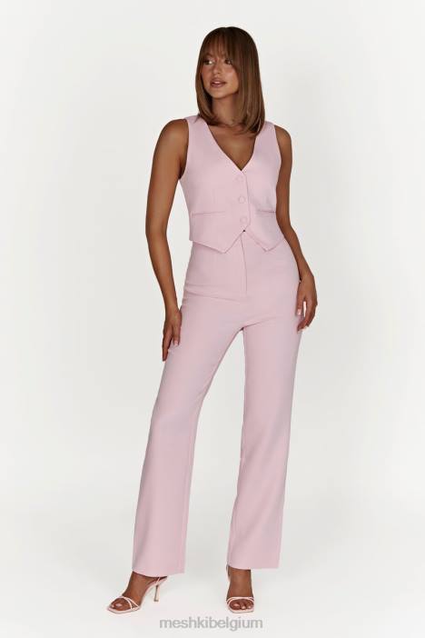 Blair crêpe gilet Meshki roze blos N4JN956 kleding