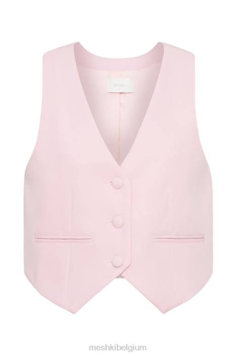 Blair crêpe gilet Meshki roze blos N4JN956 kleding
