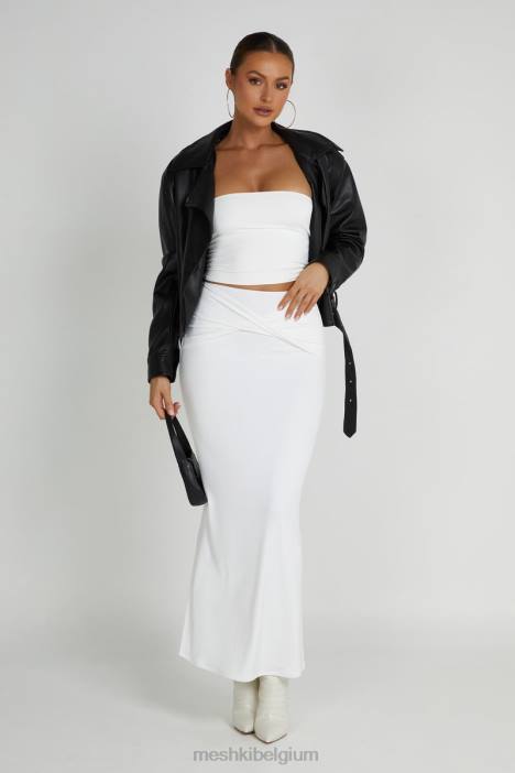 Kirby kunstleren jack Meshki zwart N4JN1633 kleding