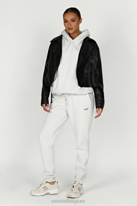 Kirby kunstleren jack Meshki zwart N4JN1633 kleding