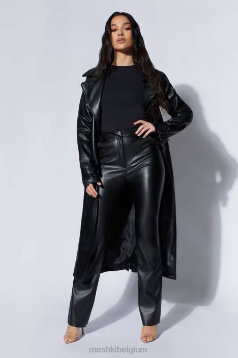 isla pu geul Meshki zwart N4JN1638 kleding