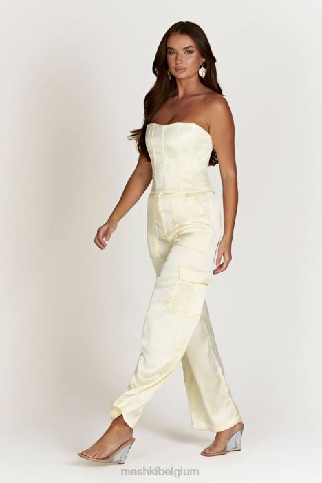 Amaya korsettopje met veters Meshki bot N4JN1020 kleding