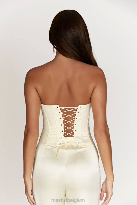 Amaya korsettopje met veters Meshki bot N4JN1020 kleding