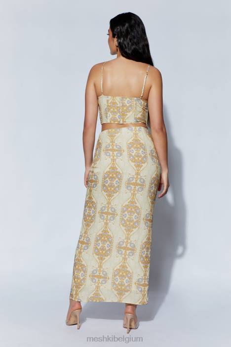 Cyra korsettopje Meshki Perzische afdruk N4JN972 kleding