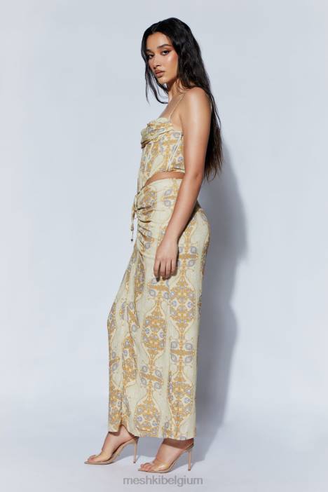 Cyra korsettopje Meshki Perzische afdruk N4JN972 kleding