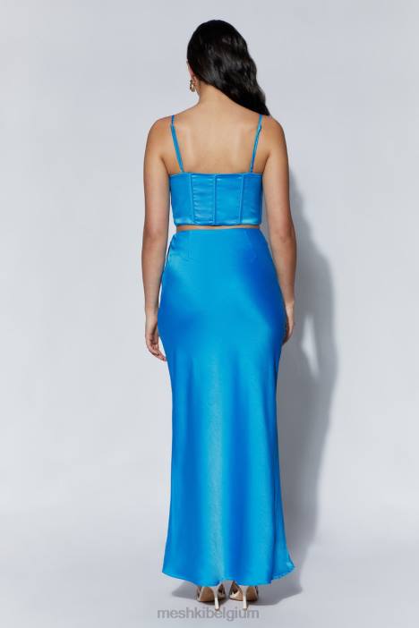 Cyra korsettopje Meshki azuur blauw N4JN1068 kleding
