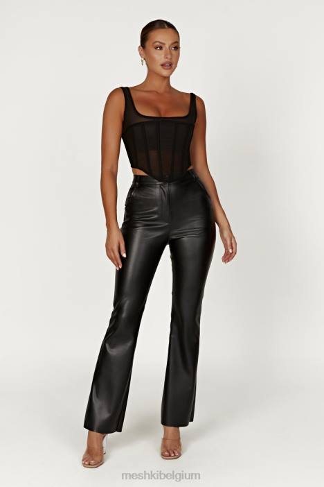 Delaney bustier met korset Meshki zwart N4JN875 kleding