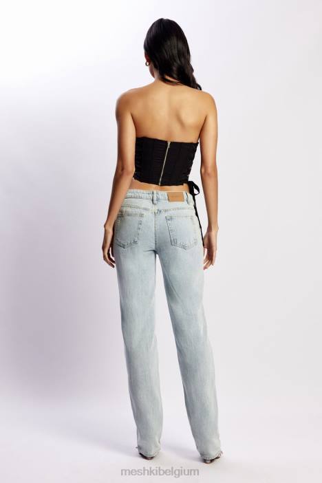 Elizabeth strapless korsettopje Meshki zwart N4JN1119 kleding