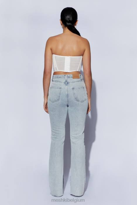 Helen strapless korset bustier Meshki wit N4JN1031 kleding