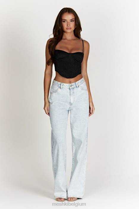 Maggie beugelkorsettopje Meshki zwart N4JN1096 kleding