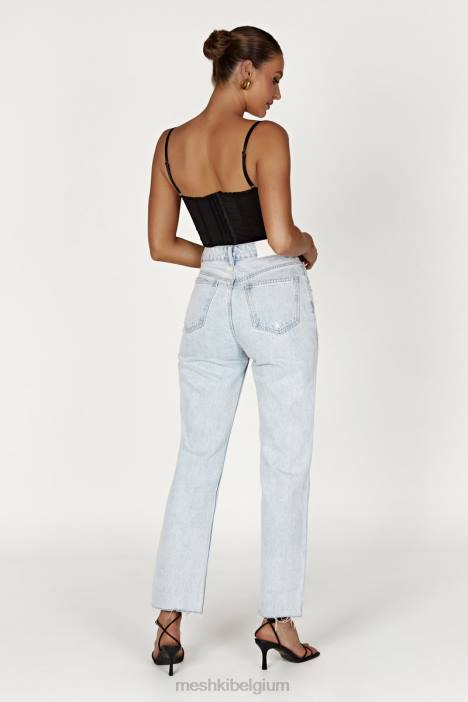 Sansa kanten bustier Meshki zwart N4JN827 kleding