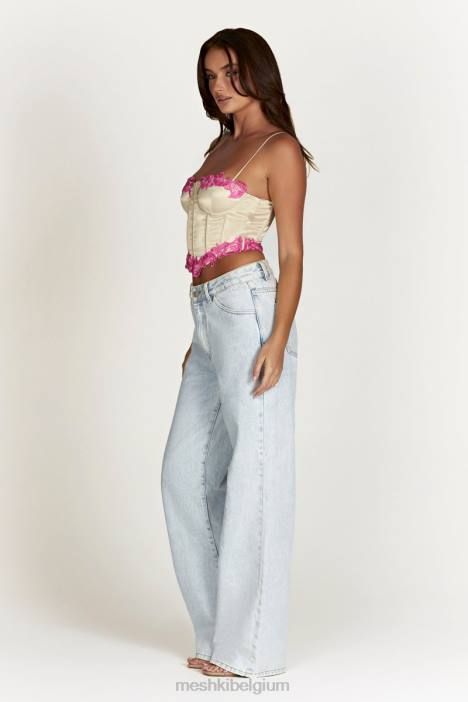 Tatiana korsettopje met kant Meshki naakt N4JN1017 kleding