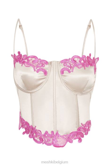 Tatiana korsettopje met kant Meshki naakt N4JN1017 kleding