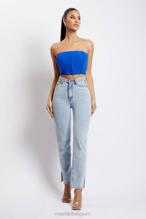 allie mesh korset Meshki kobalt blauw N4JN1179 kleding