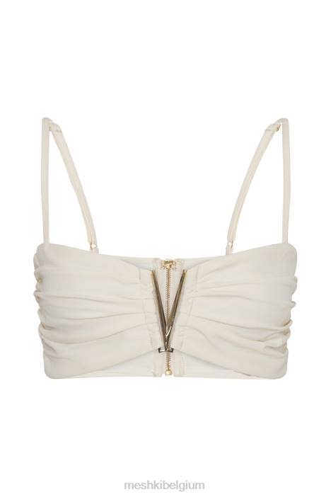 Maryse v-hardware croptop Meshki bot N4JN1144 kleding