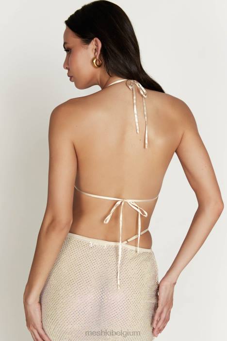 casey mesh diamant halter crop Meshki room N4JN927 kleding