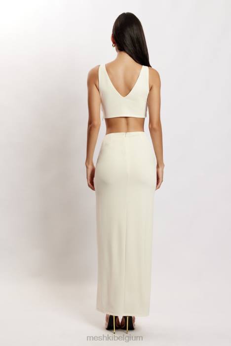 jacqui driehoekige hardware crop top Meshki bot N4JN1196 kleding