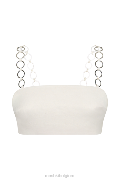 pyperring croptop Meshki beige N4JN1214 kleding