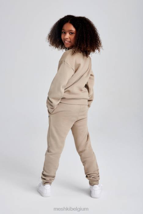 Phoenix ku trui met ronde hals Meshki cement N4JN1492 kleding