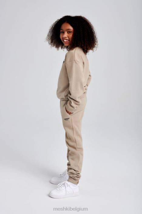 Phoenix ku trui met ronde hals Meshki cement N4JN1492 kleding