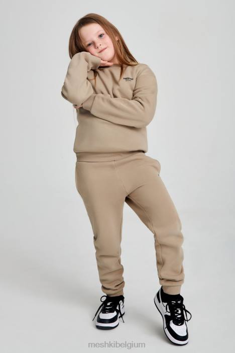 Phoenix ku trui met ronde hals Meshki cement N4JN1492 kleding